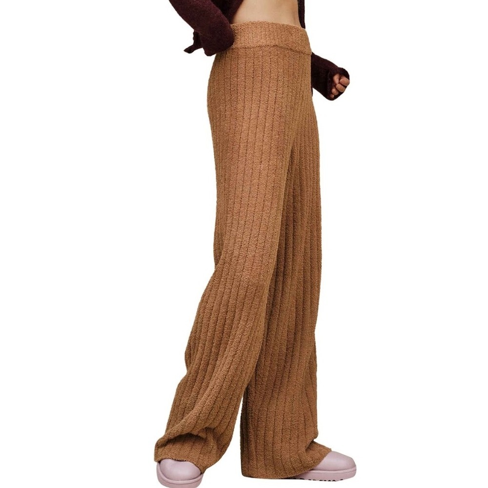 UGG Riz Top Rib and Pant Set Women XS Chestnut NWT - Picture 12 of 12